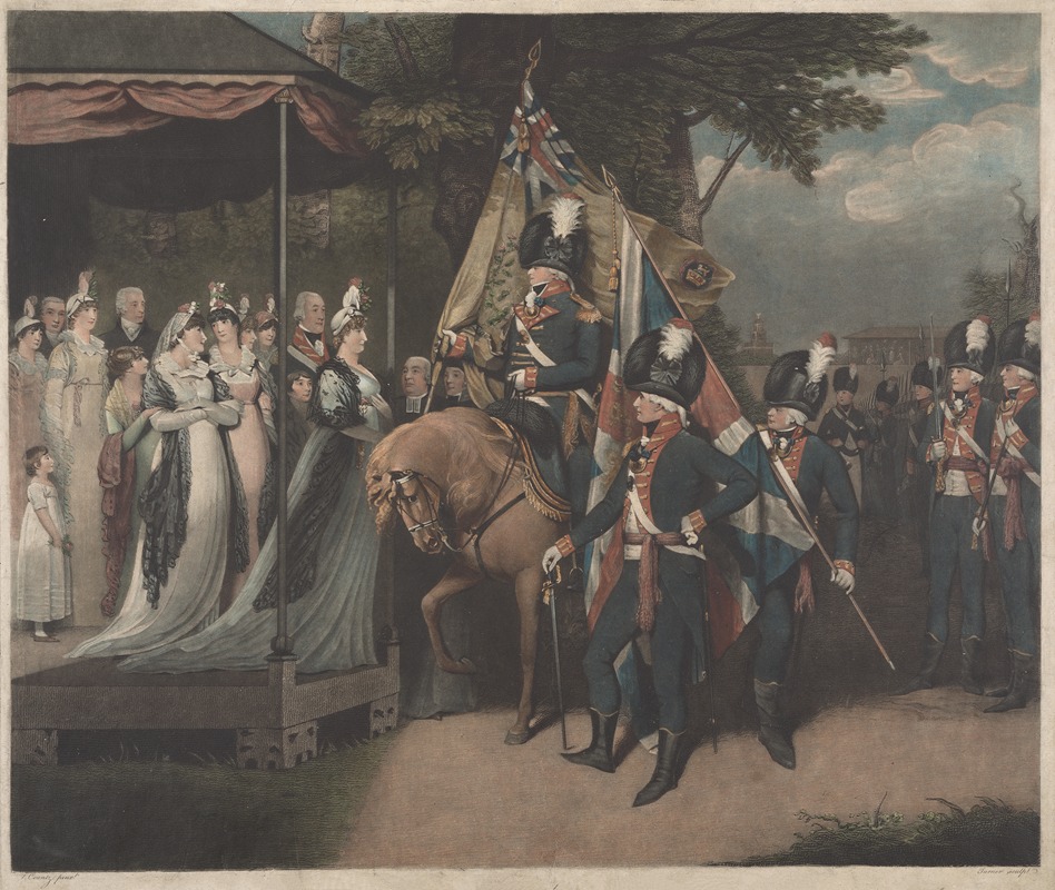 Charles Turner - The Presentation of Colours to the Kensington Volunteers