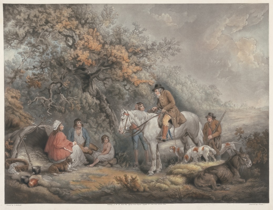 George Morland - Morning or the Benevolent Sportsman