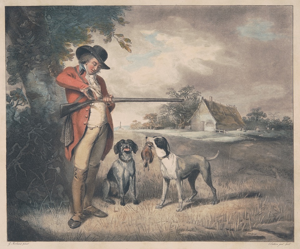 George Morland - Partridge Shooting