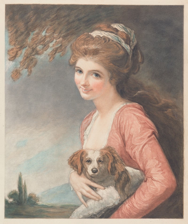 George Romney - Lady Hamilton as Nature