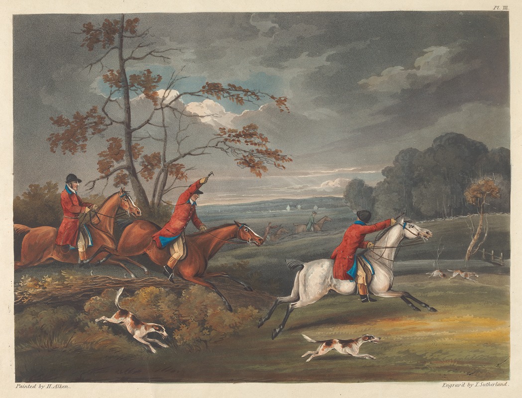 Henry Thomas Alken - Fox-hunting; Full Cry