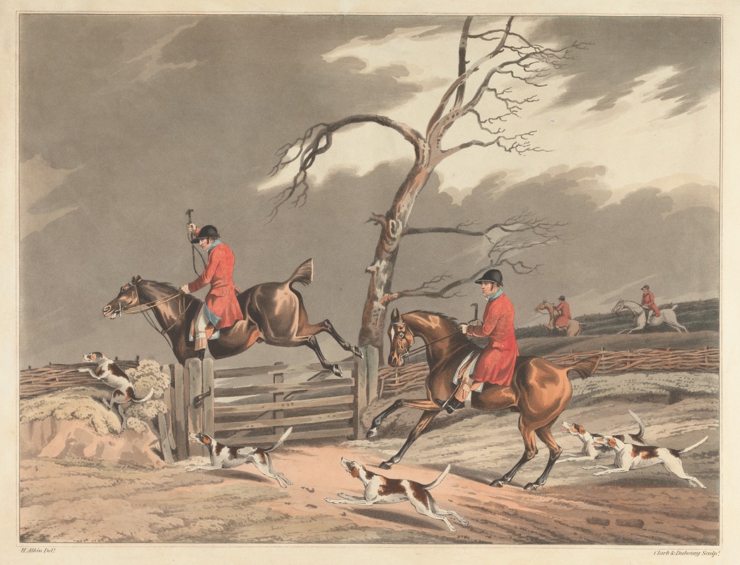 Henry Thomas Alken - Fox-hunting; In Full Cry