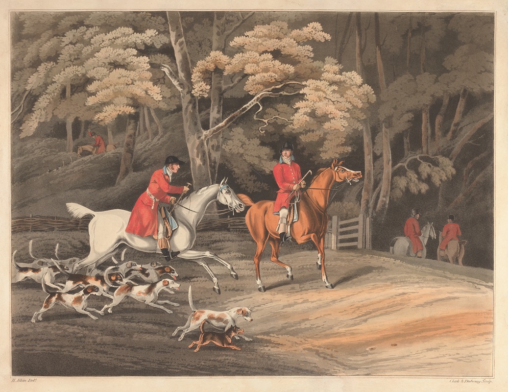 Henry Thomas Alken - Fox-hunting; Throwing Off