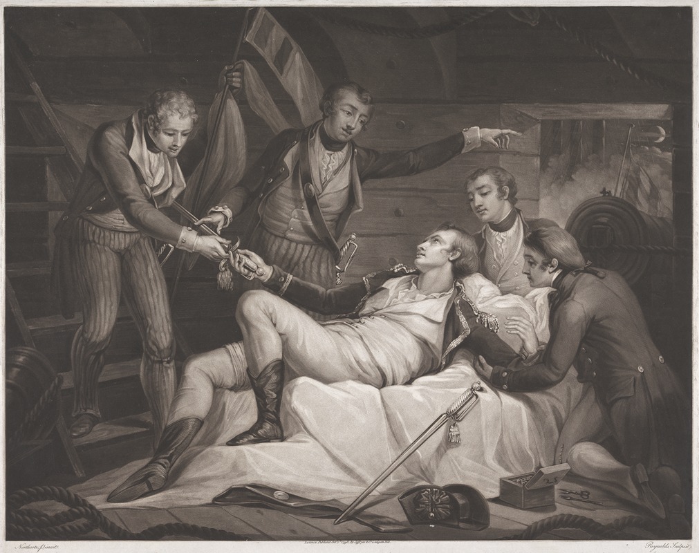 James Northcote - Death of Captain Alexander Hood