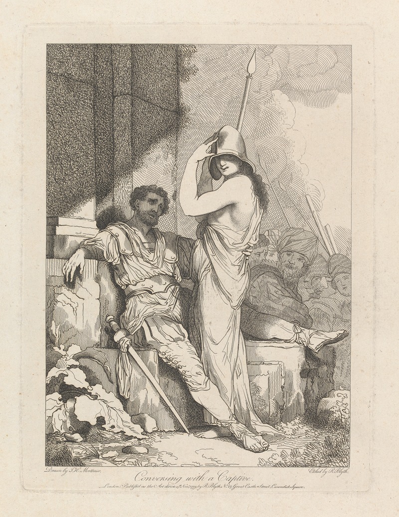 John Hamilton Mortimer - Banditti…Representing Banditti Variously Employed; Conversing with a Captive