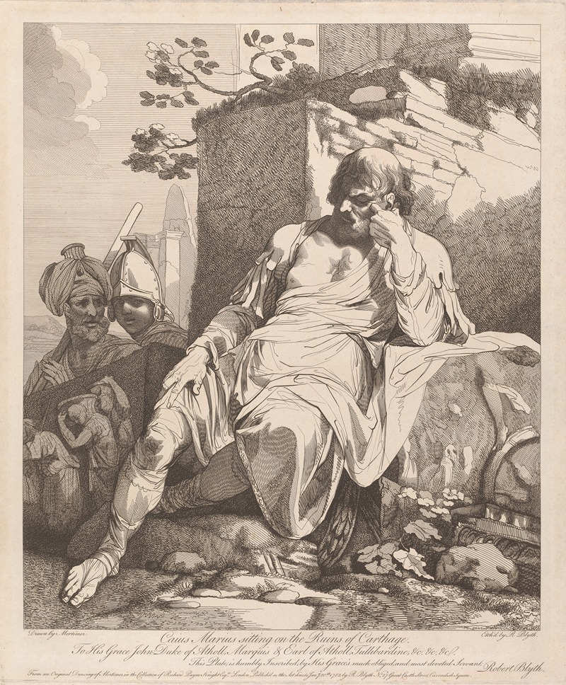 John Hamilton Mortimer - Caius Marius sitting on the Ruins of Carthage