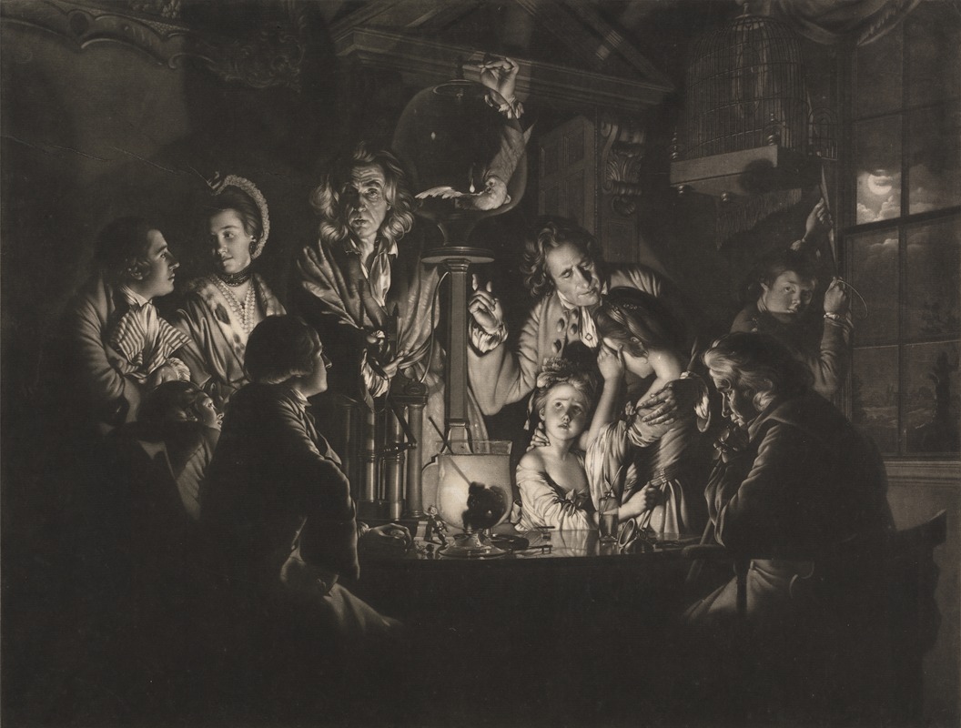 Joseph Wright of Derby - A Philosopher Shewing an Experiment on the Air Pump