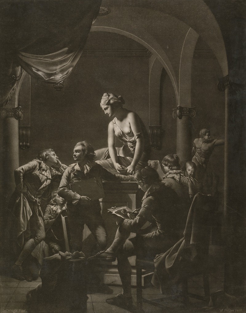 Joseph Wright of Derby - Drawing Academy