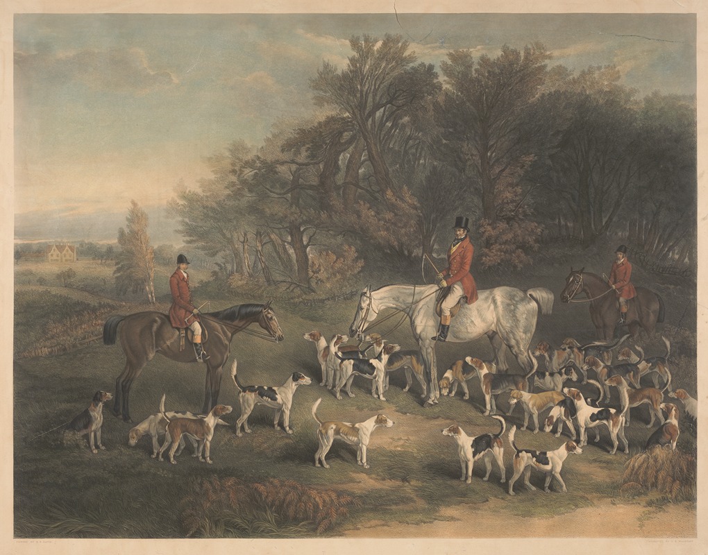 Richard Barrett Davis - John Musters, Esq. and His Hounds