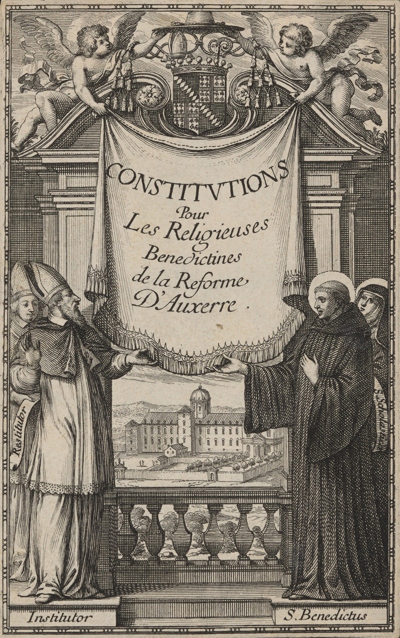 Abraham Bosse - Constitutions pour les religieuses Benedictines de la reforme D’Auxerre (Constitutions for the Benedictine nuns of the Auxerre reform)