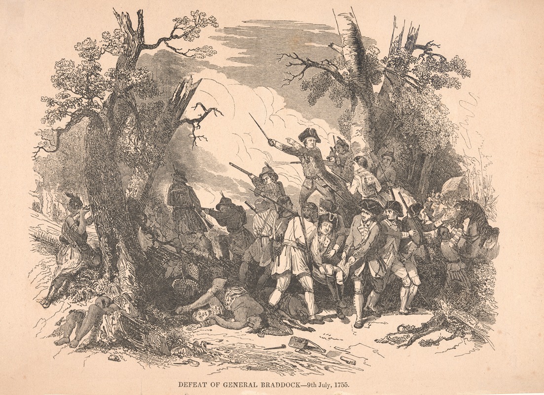 Alexander Anderson - Defeat of General Braddock – 9th July, 1755