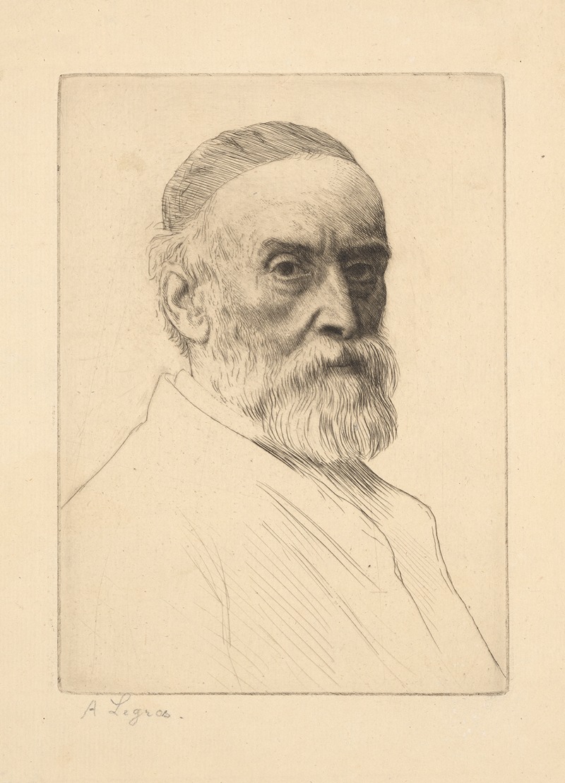 Alphonse Legros - Portrait of G. F. Watts R.A.