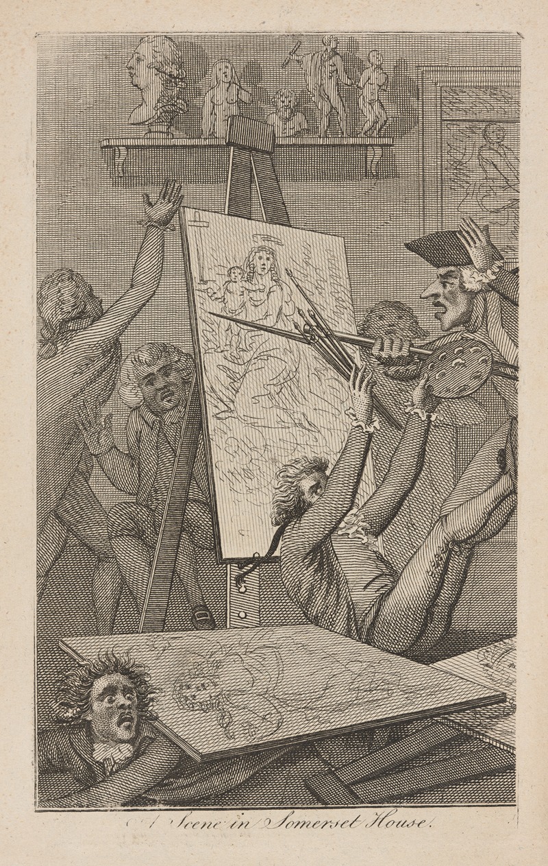 Anonymous - A scene in Somerset House