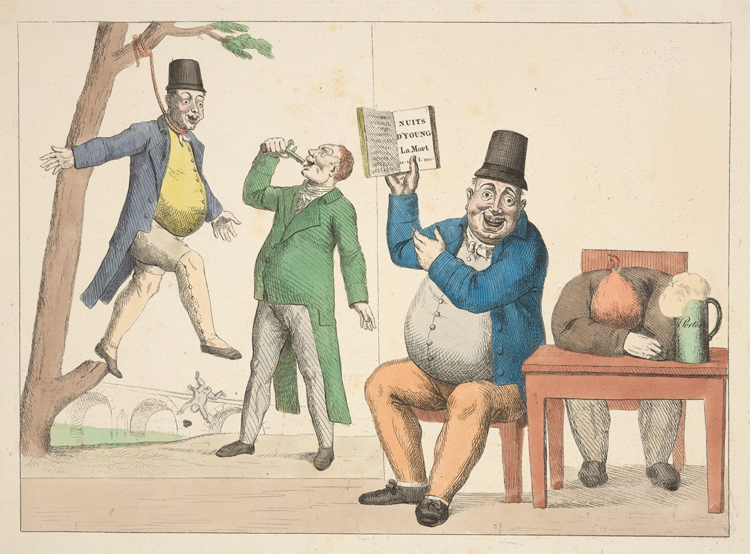 Anonymous - Amusements des Anglais a Londres (Amusements of the English in London)