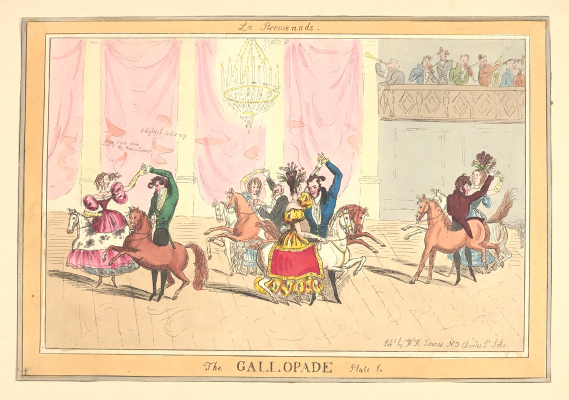 Anonymous - La promenade. The gallopade