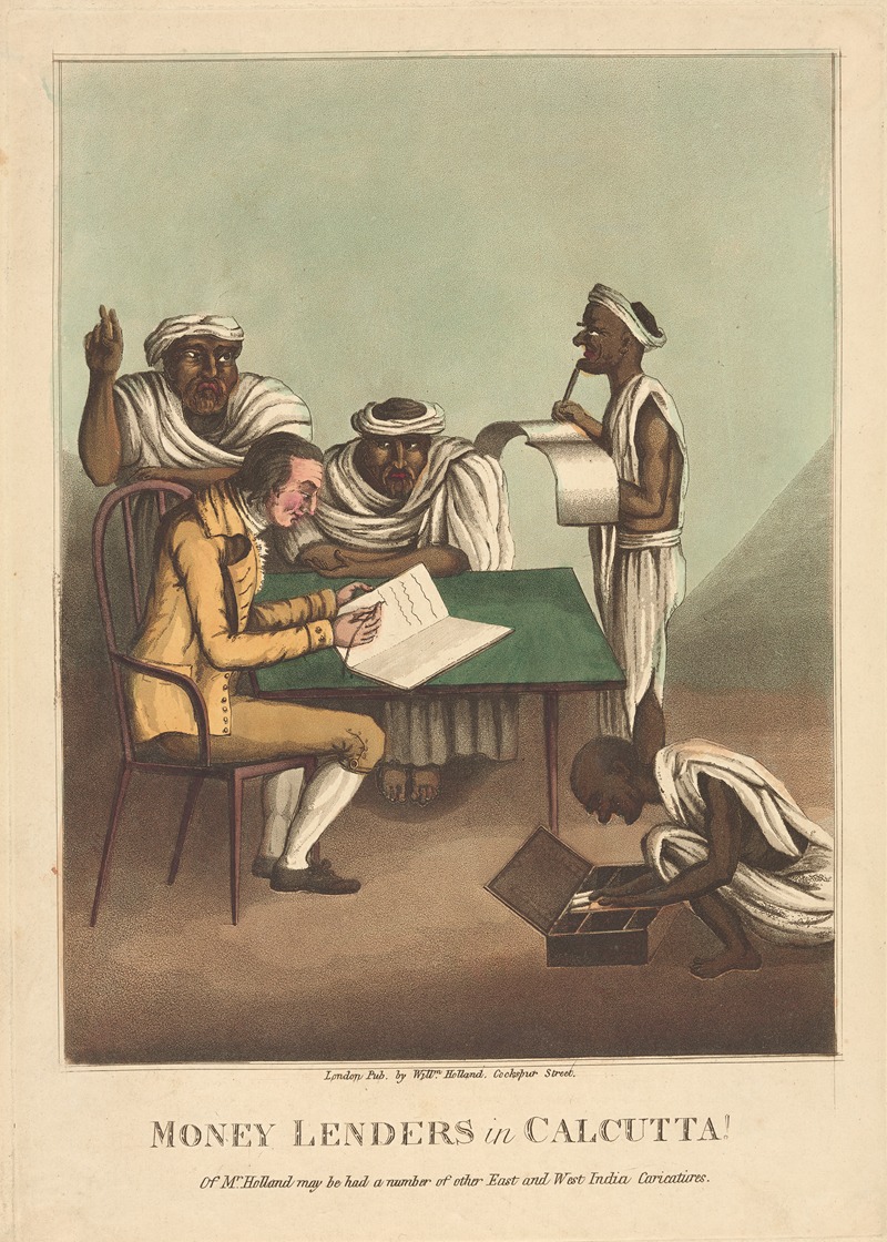 Anonymous - Money lenders in Calcutta.