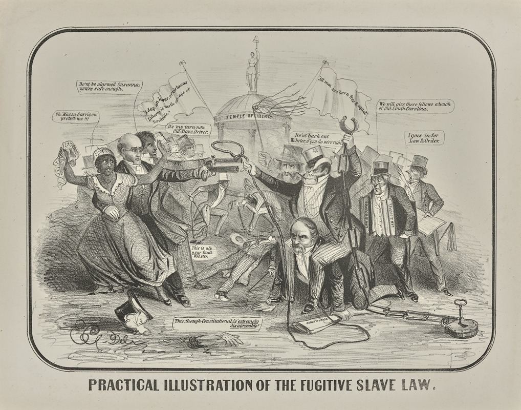 Anonymous - Practical illustration of the Fugitive Slave Law