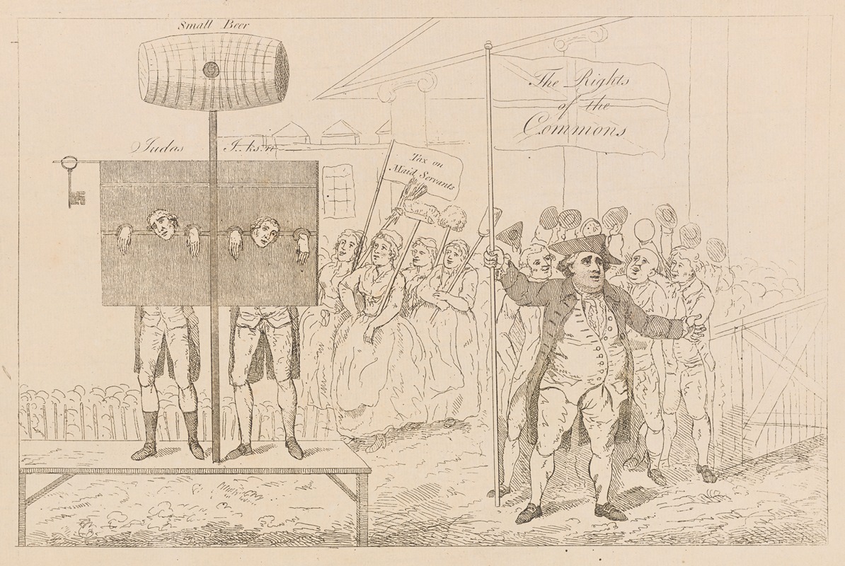 Anonymous - Sir Cecil Wray in the pillory