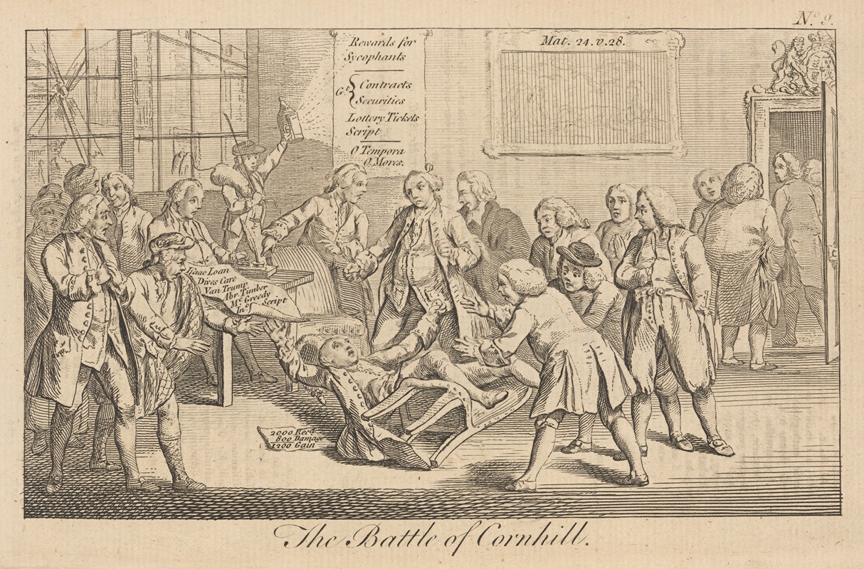 Anonymous - The Battle of Cornhill.