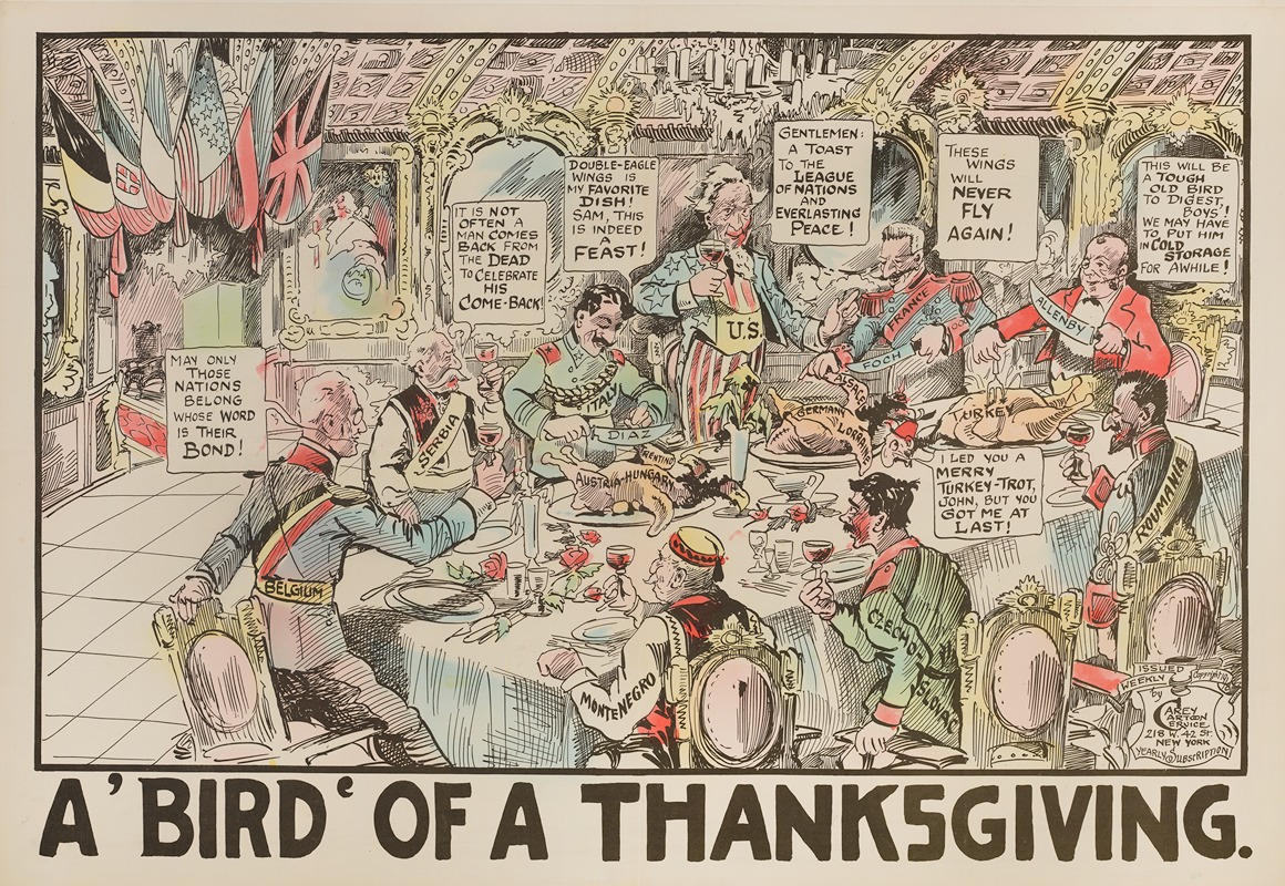 Carey Cartoon Service - A ‘Bird’ of a Thanksgiving