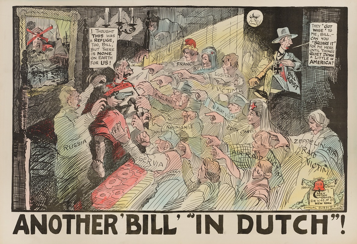 Carey Cartoon Service - Another ‘Bill’ ‘In Dutch’!