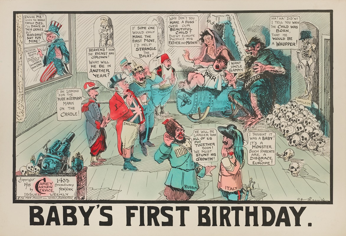 Carey Cartoon Service - Baby’s First Birthday