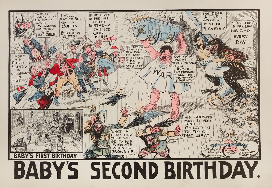 Carey Cartoon Service - Baby’s Second Birthday