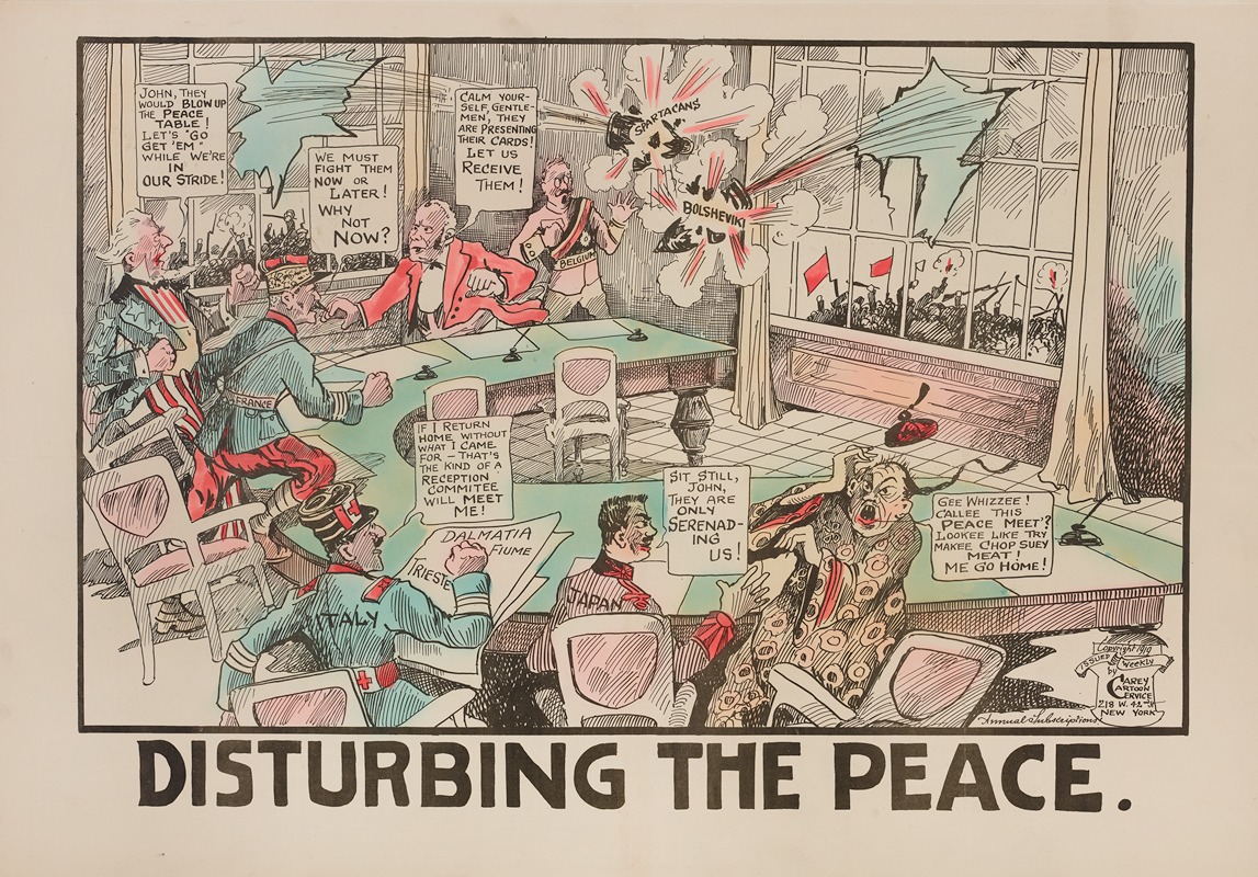 Carey Cartoon Service - Disturbing the Peace