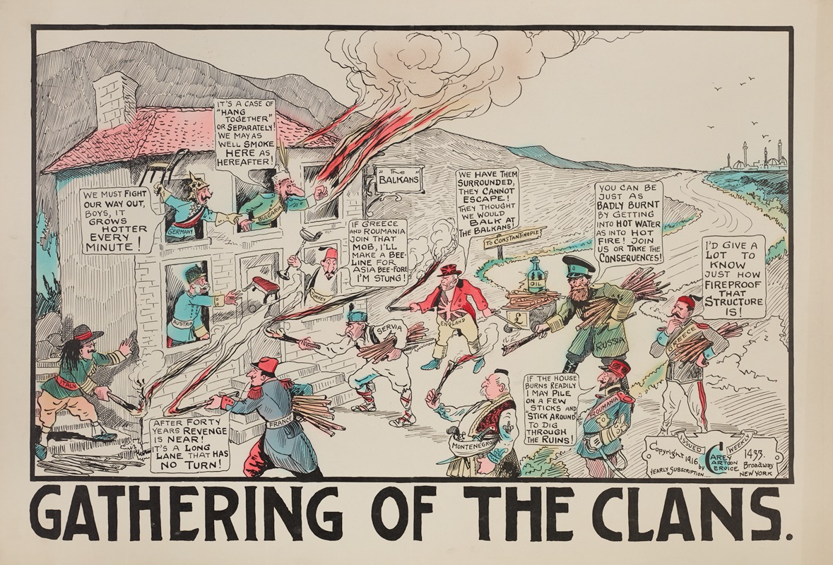 Carey Cartoon Service - Gathering of the Clans