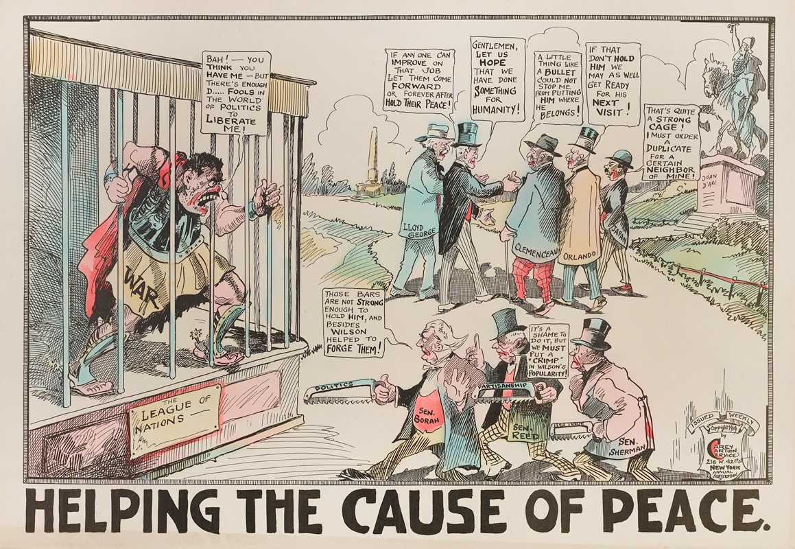 Carey Cartoon Service - Helping the Cause of Peace