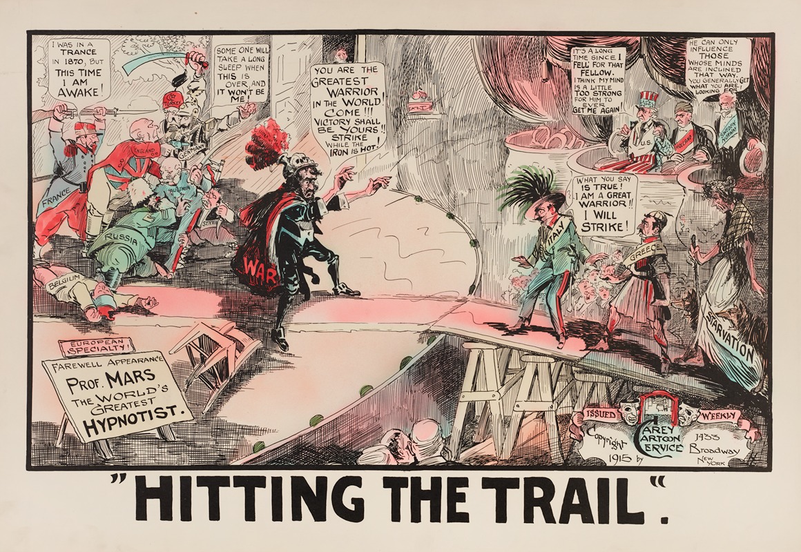 Carey Cartoon Service - Hitting the Trail