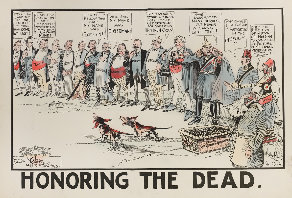 Carey Cartoon Service - Honoring the Dead