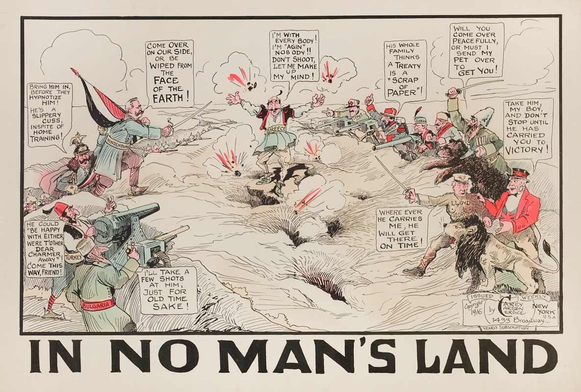 Carey Cartoon Service - In No Man’s Land