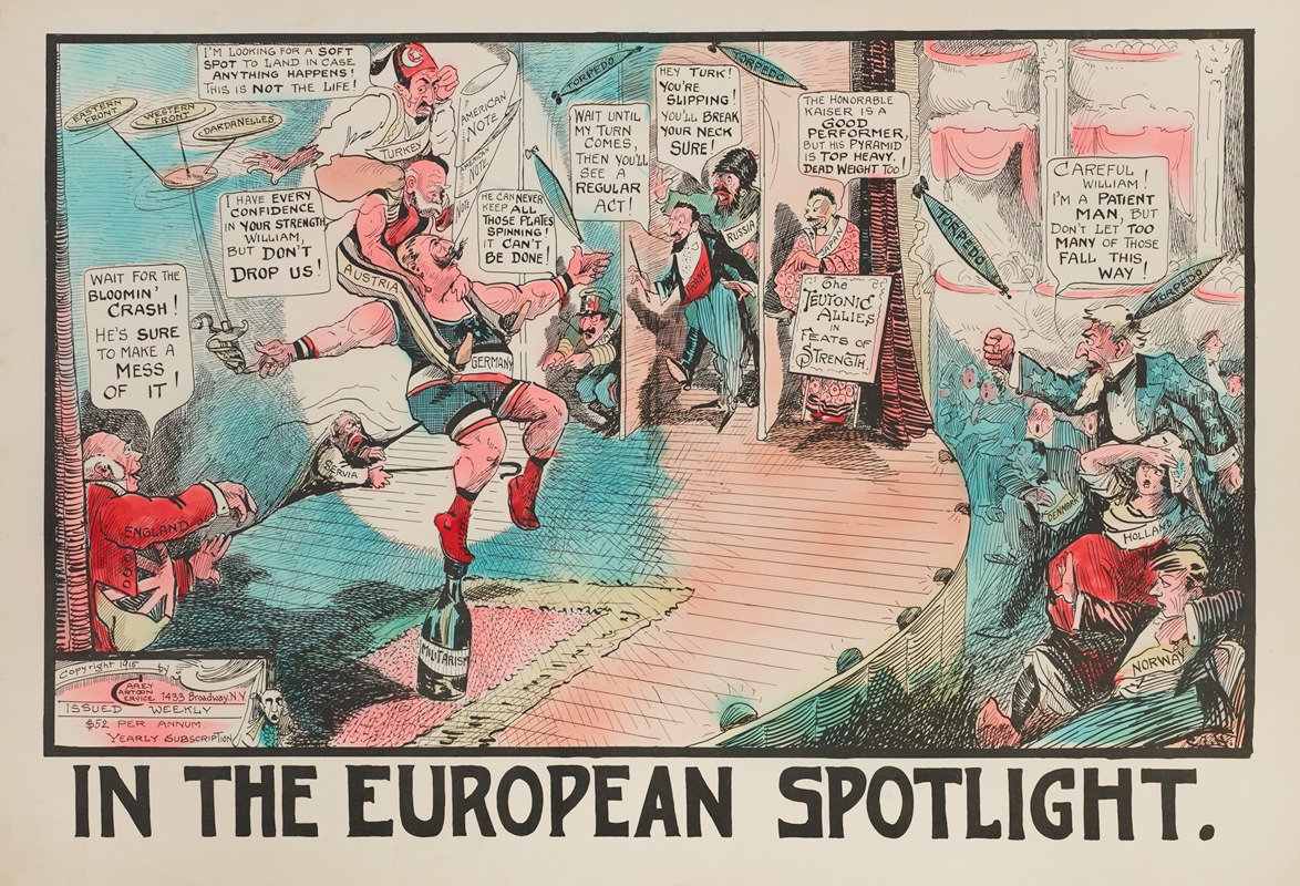 Carey Cartoon Service - In the European Spotlight