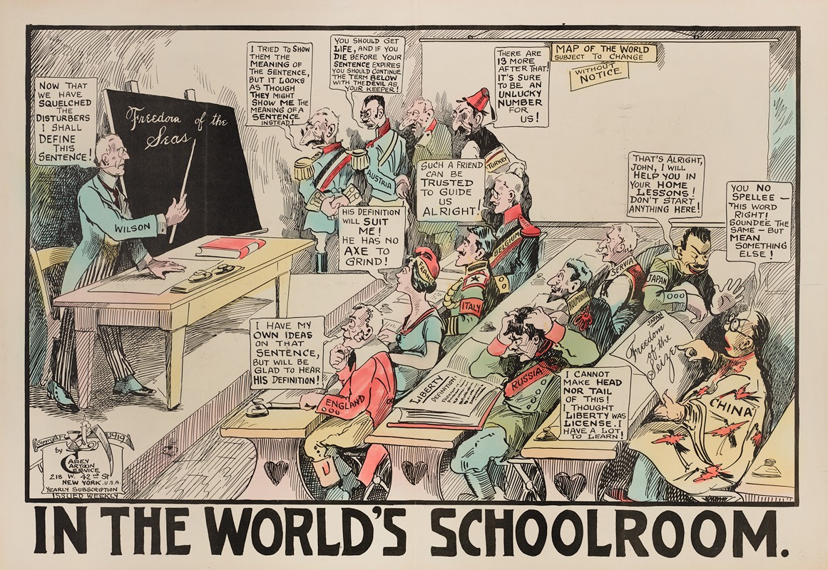 Carey Cartoon Service - In the World’s Schoolroom