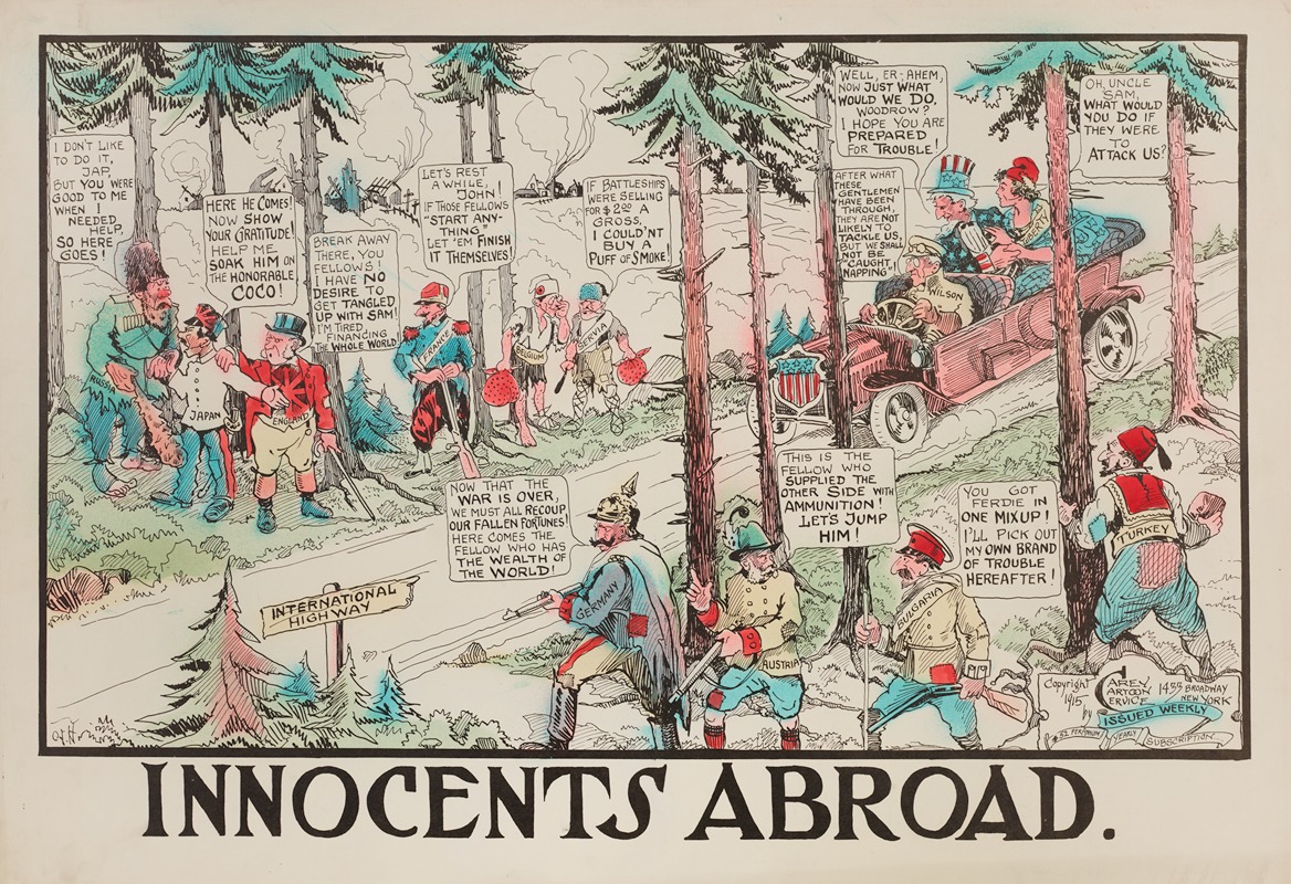 Carey Cartoon Service - Innocents Abroad