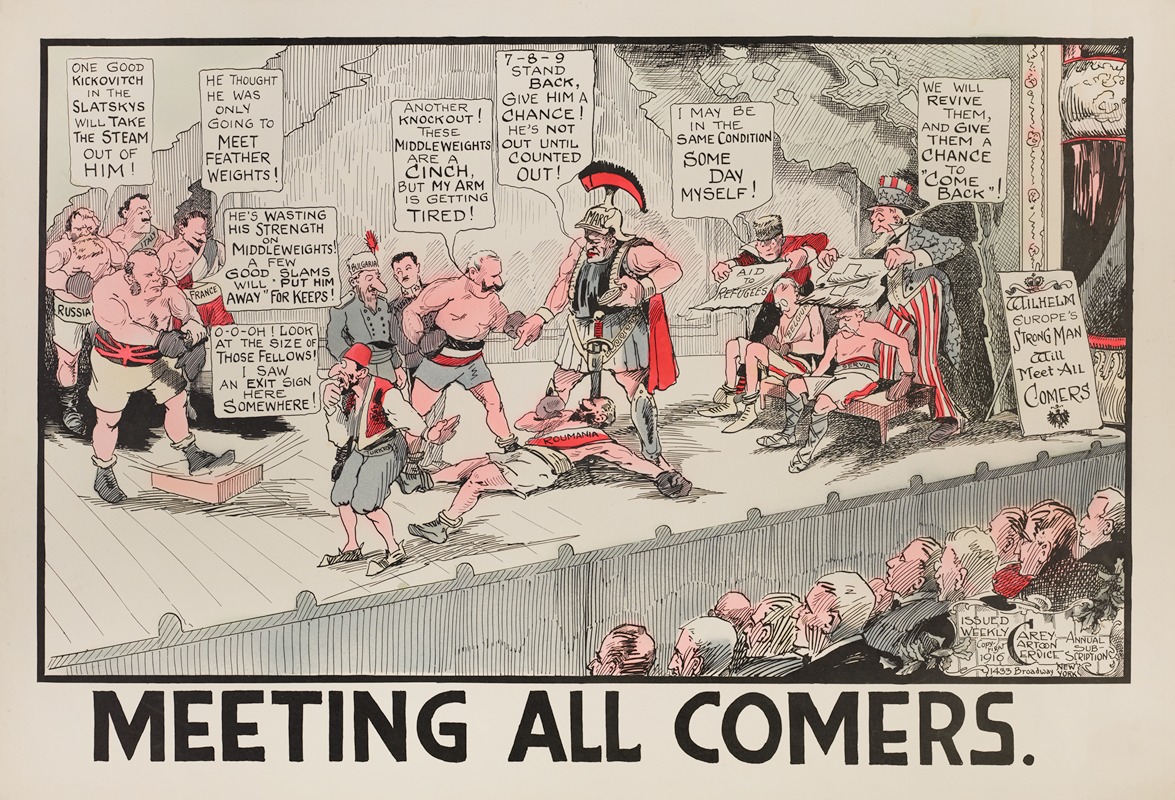 Carey Cartoon Service - Meeting All Comers