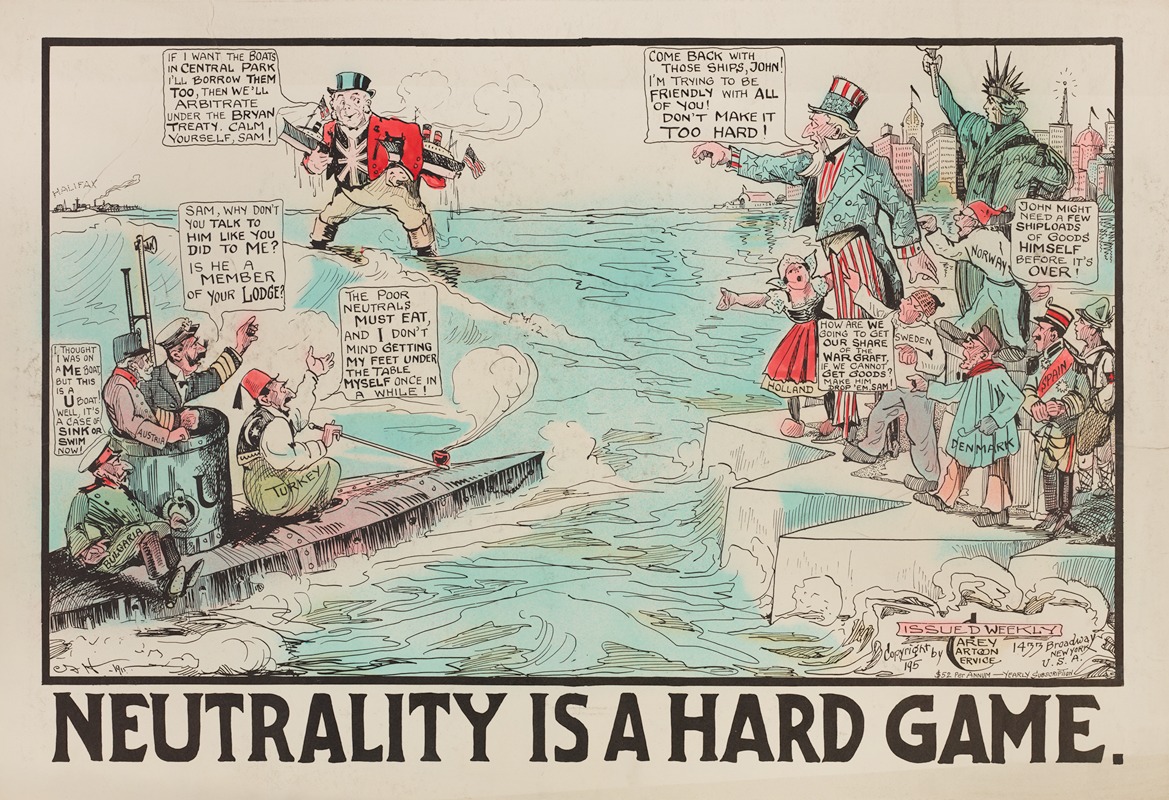 Carey Cartoon Service - Neutrality is a Hard Game