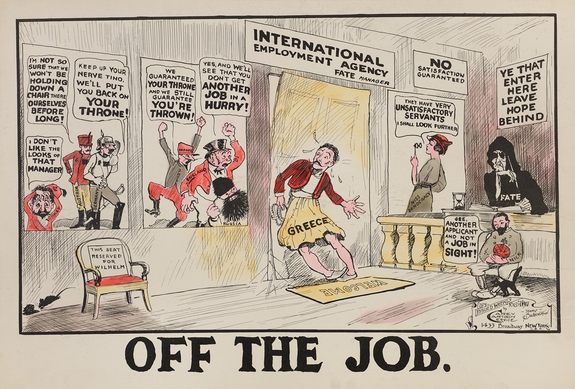 Carey Cartoon Service - Off the Job