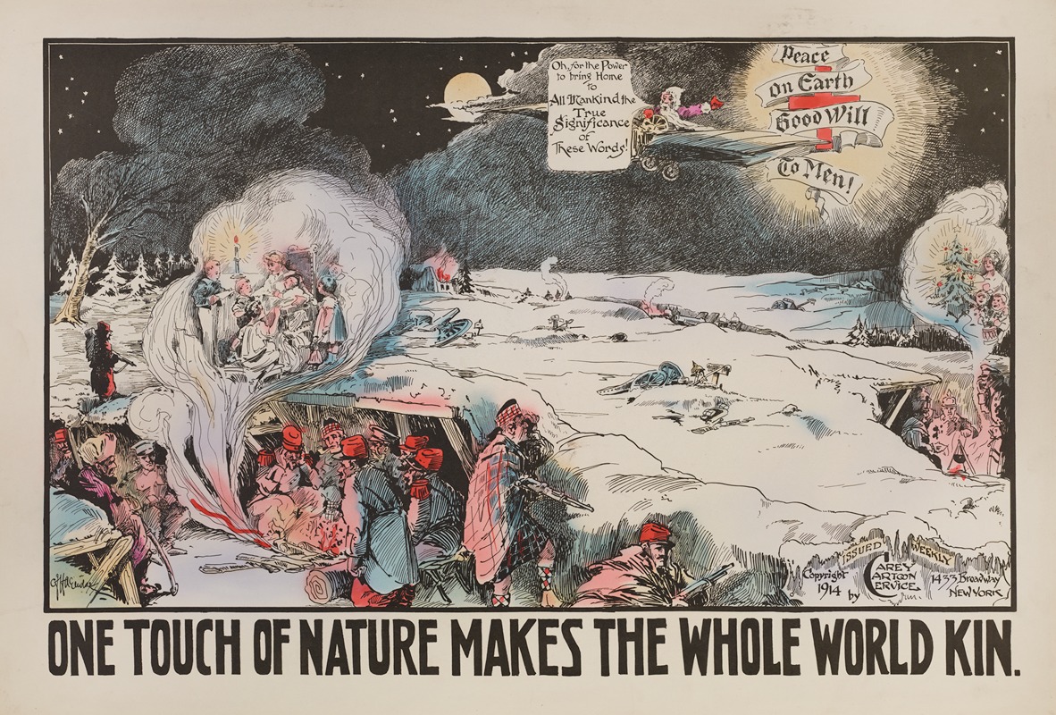 Carey Cartoon Service - One Touch of Nature Makes the Whole World Kin