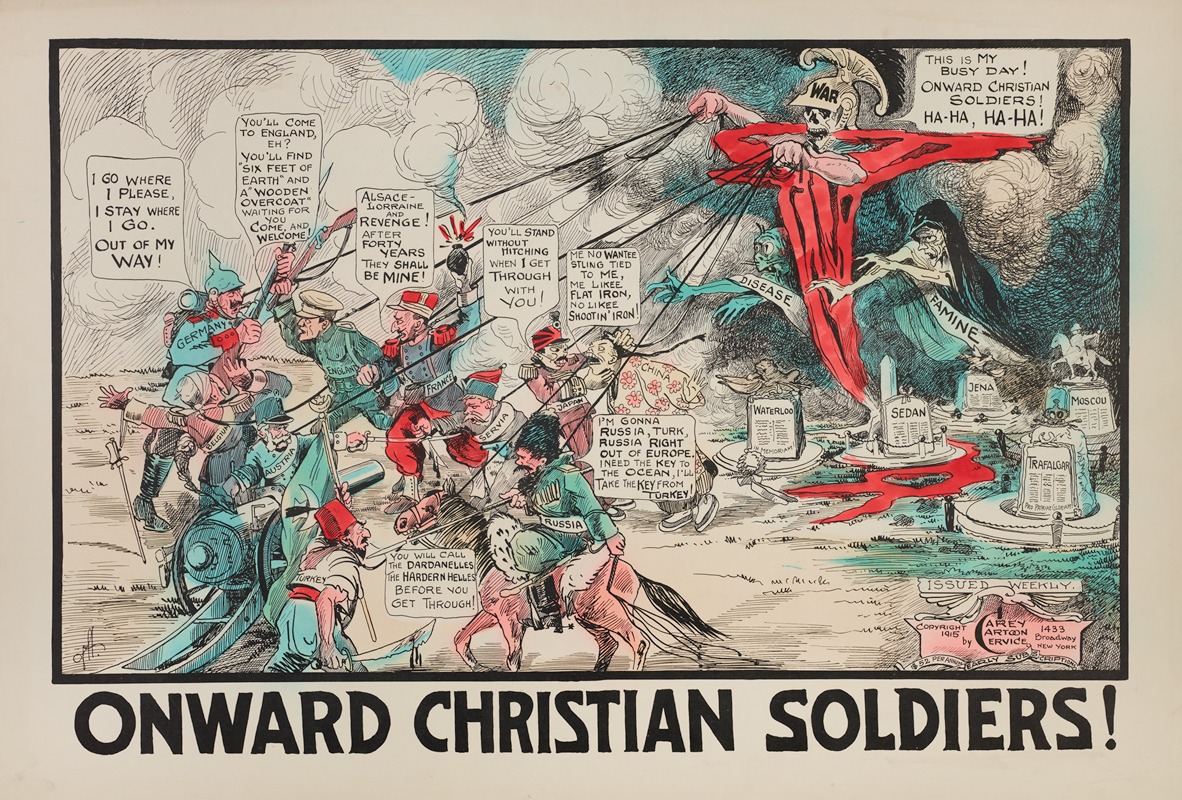 Carey Cartoon Service - Onward Christian Soldiers!