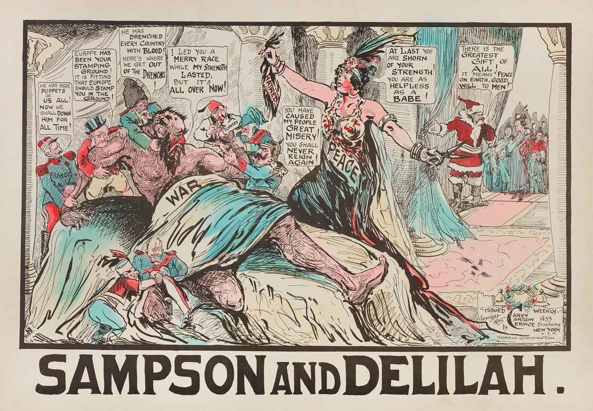 Carey Cartoon Service - Sampson and Delilah