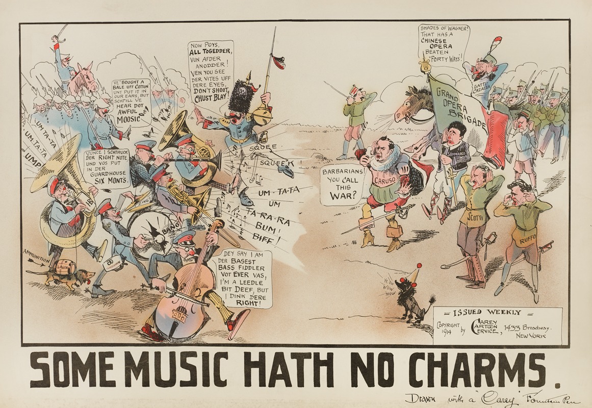 Carey Cartoon Service - Some Music Hath No Charms