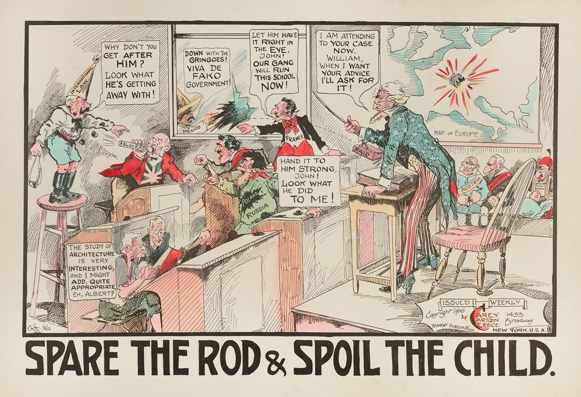 Carey Cartoon Service - Spare the rod & spoil the child