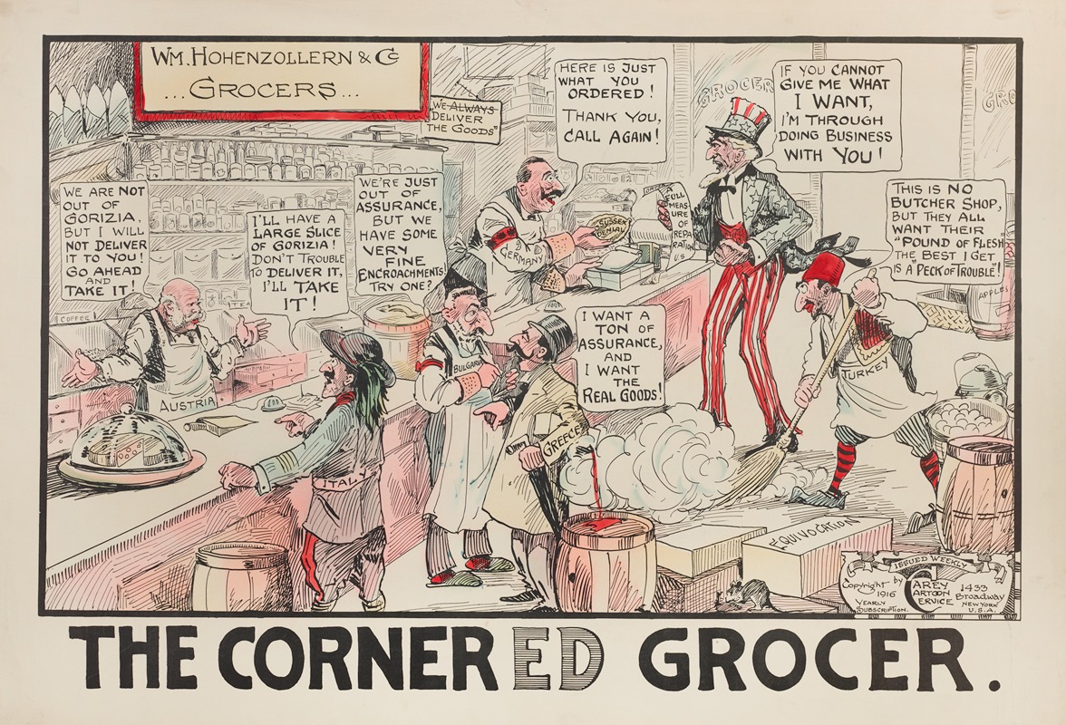 Carey Cartoon Service - The CornerED Grocer