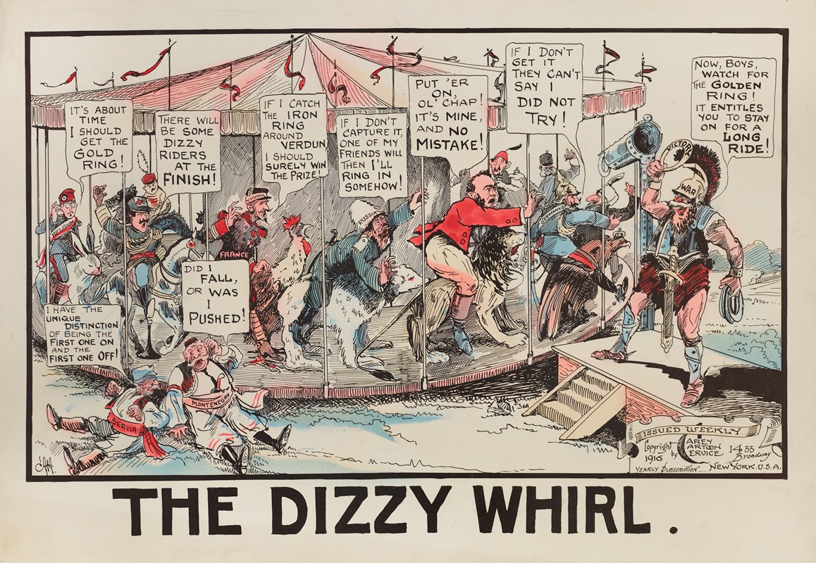 Carey Cartoon Service - The Dizzy Whirl