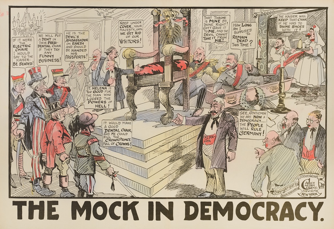 Carey Cartoon Service - The Mock in Democracy