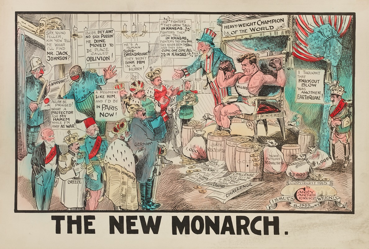 Carey Cartoon Service - The New Monarch