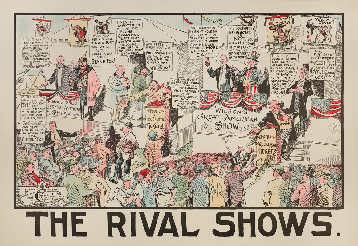 Carey Cartoon Service - The Rival Shows