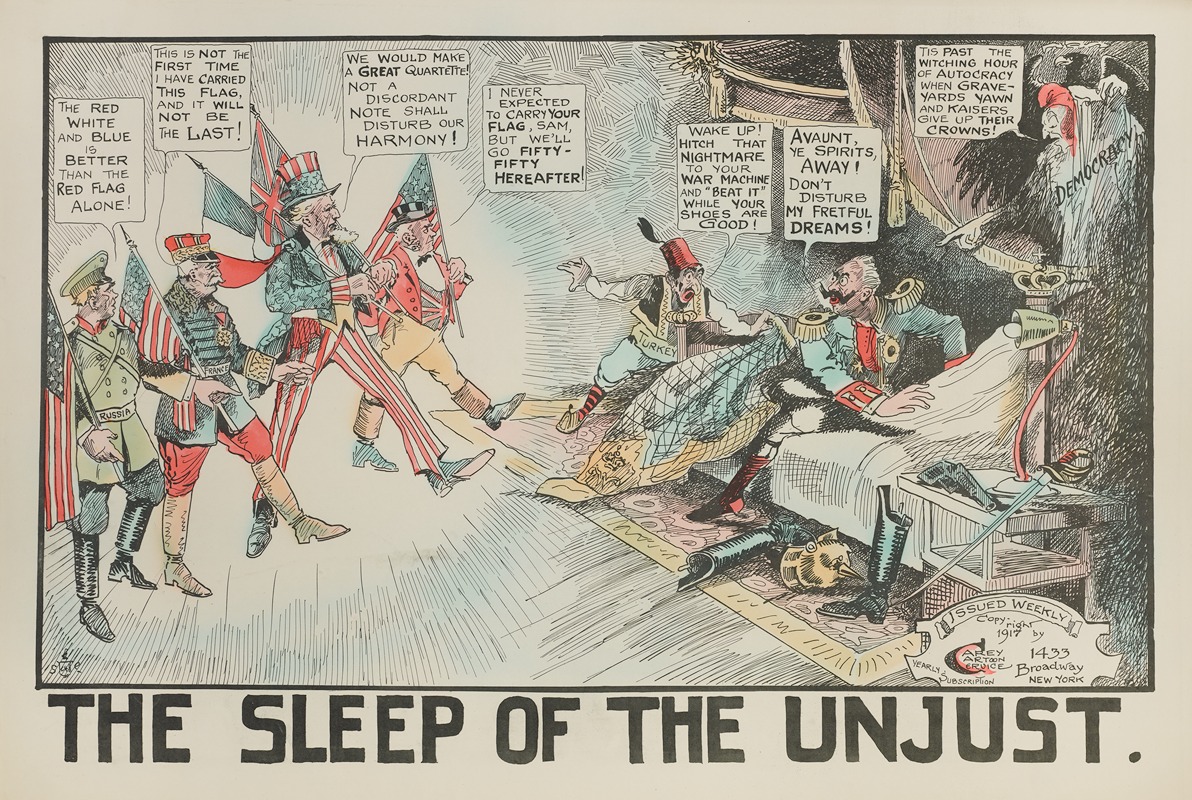 Carey Cartoon Service - The Sleep of the Unjust